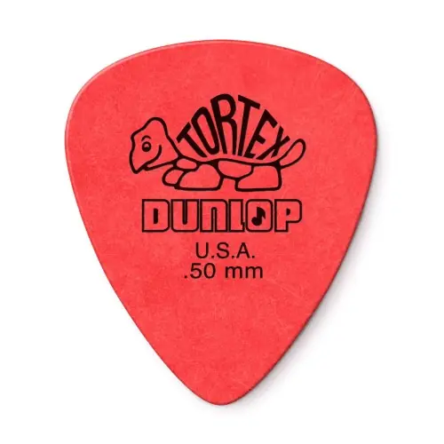 Kostka Gitarowa Dunlop Tortex 0.50 ANTYPOŚLIZGOWE