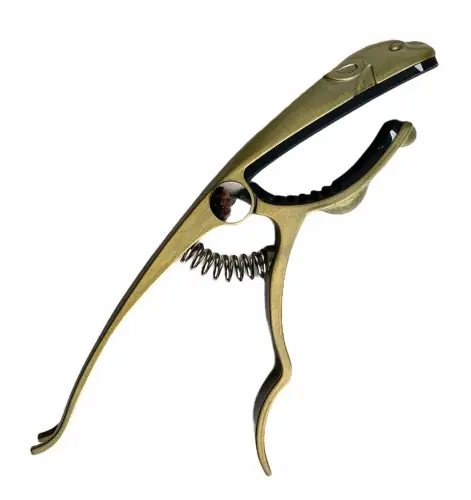 Kapodaster do Gitary Akustycznej Elektrycznej Jaguar Brass Capo