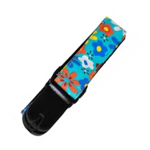 Pasek do Ukulele Niebieski Kwiat - Ambra PE-A96