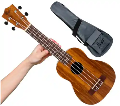 Ukulele Sopranowe Flight NUS200 + TUNER I KOSTKI