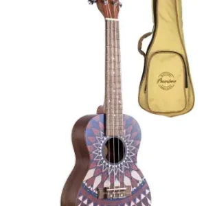 Ukulele Koncertowe Bamboo Passion MANDALA + POKROWIEC