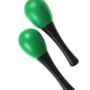 Marakasy Grzechotka Zielone - Para Shaker z Tworzywa - M22