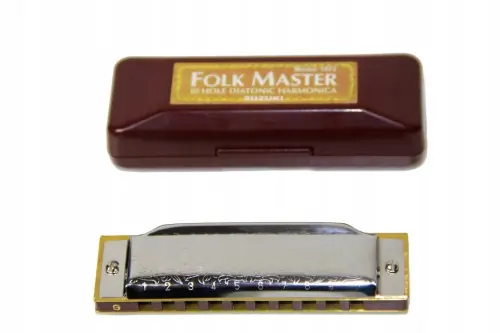 Harmonijka Ustna BLUESOWA Suzuki Folk Master G Diatoniczna