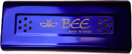 Harmonijka Ustna Podwójna BEE Niebieska