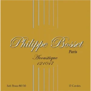 Struny do Gitary Akustycznej - Phillipe Bosset ACO 10-47 12-str