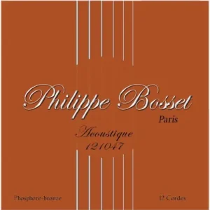 Struny do Gitary Akustycznej - Phillipe Bosset ACP 10-47 12-str