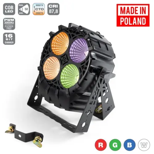 Flash Led Par64 4x30W 4in 1 Cob RGBW 4 sections MK2