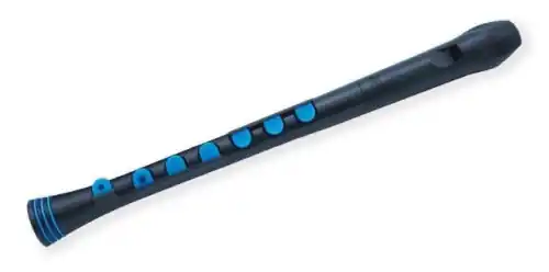 Flet prosty - Nuvo Recorder+ Barok Czarno Niebieski