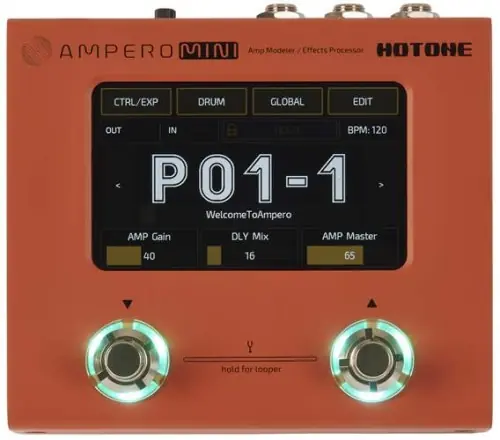 Hotone Ampero Mini OR Orange Multiefekt Gitarowy
