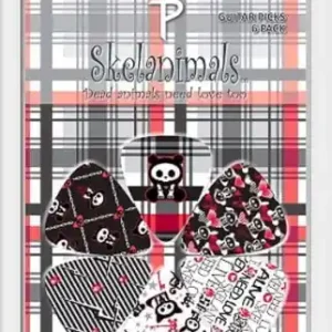 Zestaw Kostek Gitarowych - Perri's SA2 Skelanimals