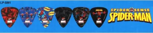 Zestaw Kostek Gitarowych - Perri's SM1 Spiderman