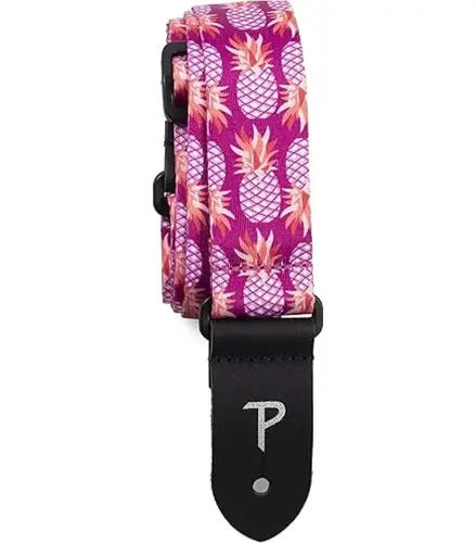 Perri's 7128 1,5" Poly Purple Pineapple Pasek do ukulele