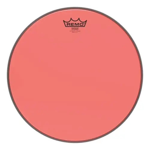 Remo 14" Colortone Emperor Clear Czerwony naciąg membrana