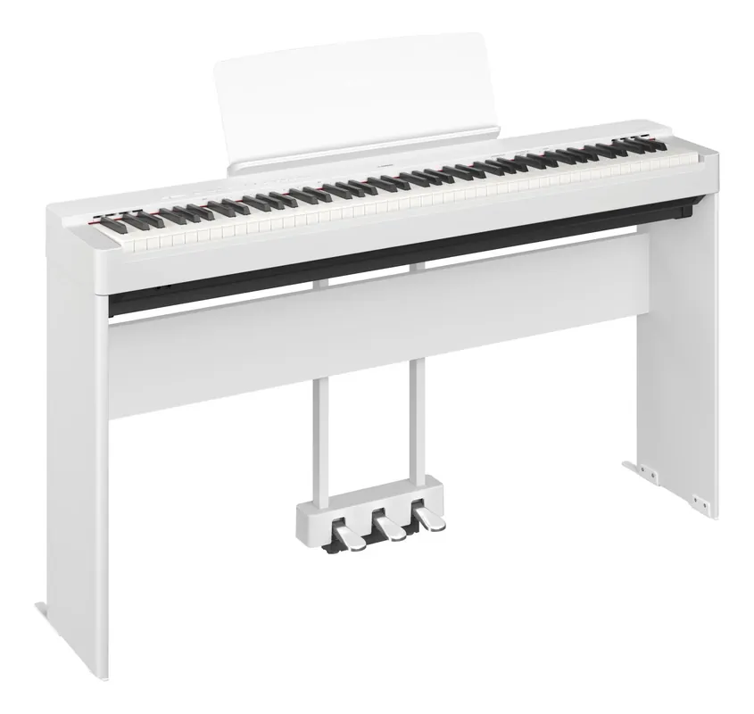 Yamaha P-225 WH SET II - zestaw ze statywem L-200 WH i jednostką pedałową LP-1 WH