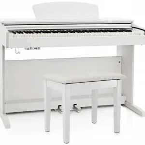 Dynatone SLP-175 WH - domowe pianino cyfrowe z ławą