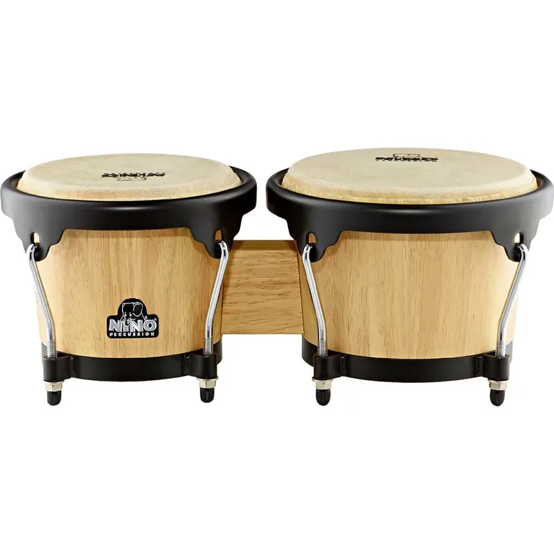 Nino Percussion 3NT BK - bongosy drewniane