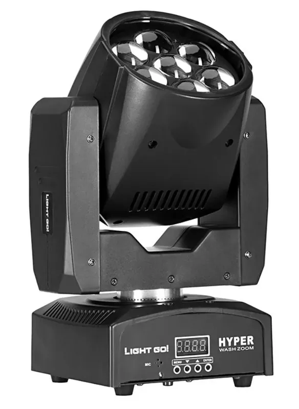 LightGo! MH Wash Zoom Hyper 7x15W RGBW - głowica ruchoma typu Wash