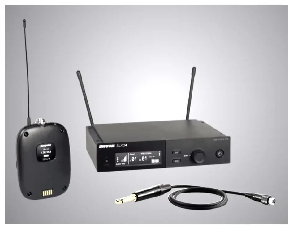 Shure SLXD14 - cyfrowy zestaw bezprzewodowy z nadajnikiem bodypack