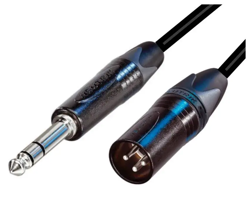 MC Audio MS1NJXM10 jack XLR 10m - przewód symetryczny złącza Neutrik