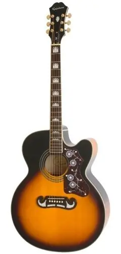 Epiphone J-200EC Studio Solid Top Fish Sonitone VS gitara elektro-akustyczna