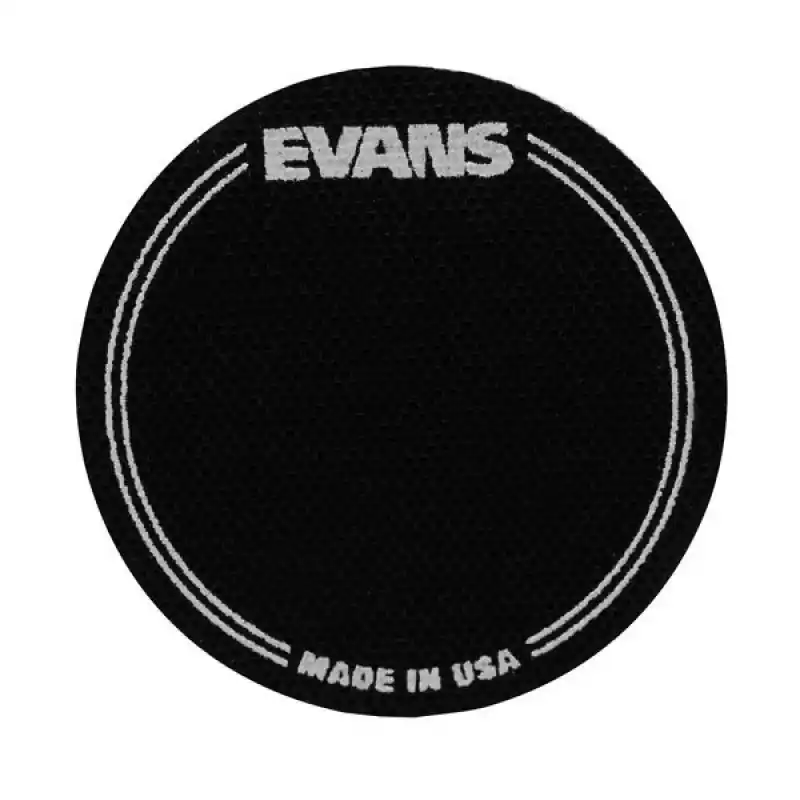 Evans EQPB1 łatka do bębna basowego Black Nylon
