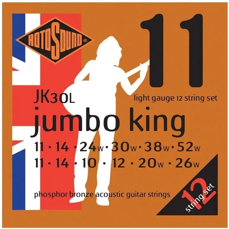 Rotosound JK30L struny do gitary akustycznej XII str 11-52