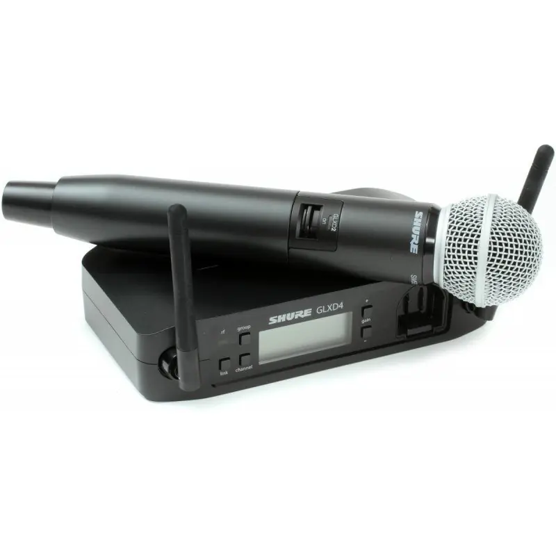 SHURE GLXD24E/SM58 cyfrowy system bezprzewodowy z mikrofonem SM58