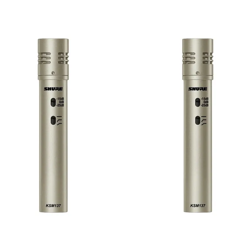 Shure KSM137/SL STEREO - Zestaw parowany dwóch mikrofonów pojemnościowych KSM137/SL
