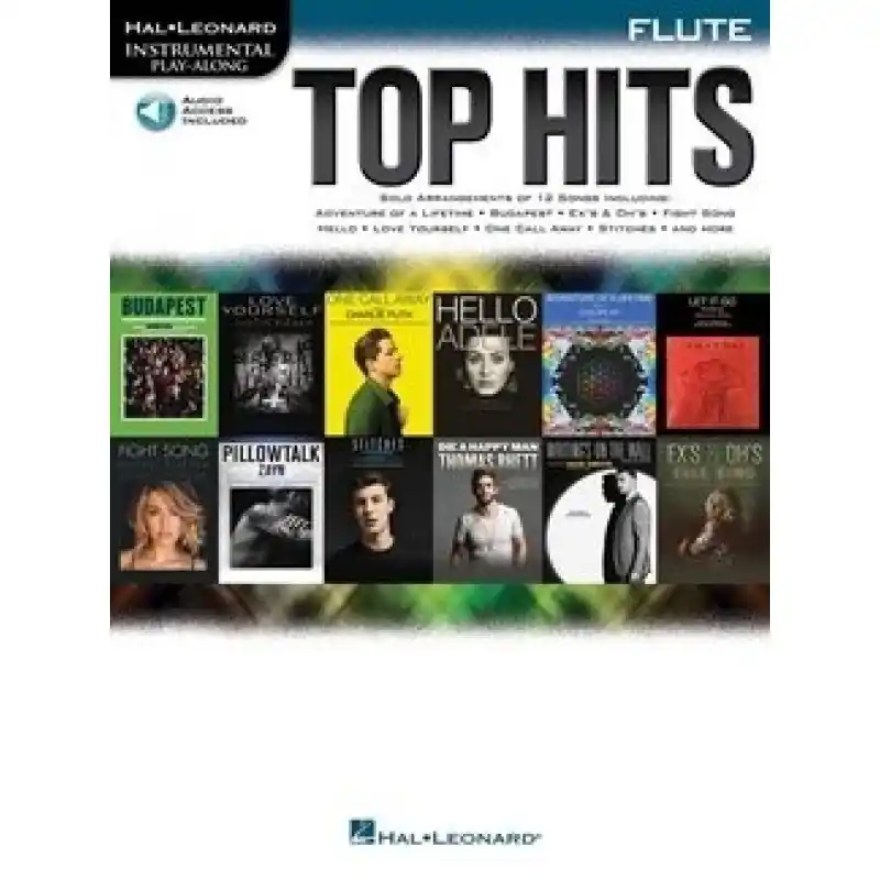 Top Hits - Flute Instrumental Play-Along