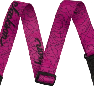 Jackson Cracked Mirror Strap Pink 2"