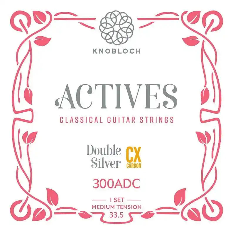 Knobloch Strings ACTIVES Double Silver CX Carbon 300ADC - Struny do Gitary Klasycznej