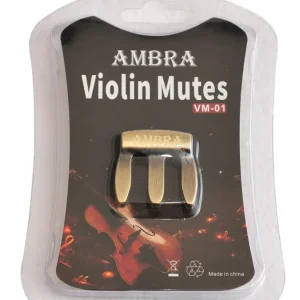 Ambra VM-01 BK tłumik skrzypiec metalowy
